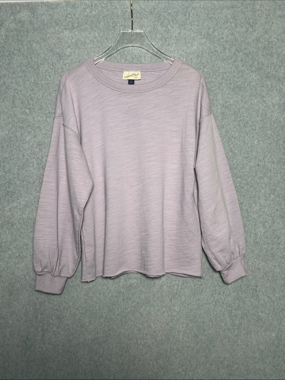 Universal Thread Womens Raw Edge Hem Sweatshirt NWT SZ XS